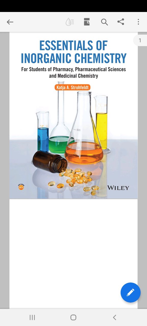 Essential of inorganic chemistry 