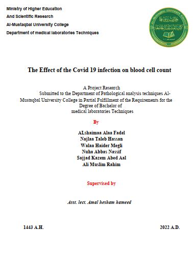 The Effect of the Covid 19 infection on 