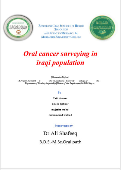 Oral cancer surveying in iraqi populatio