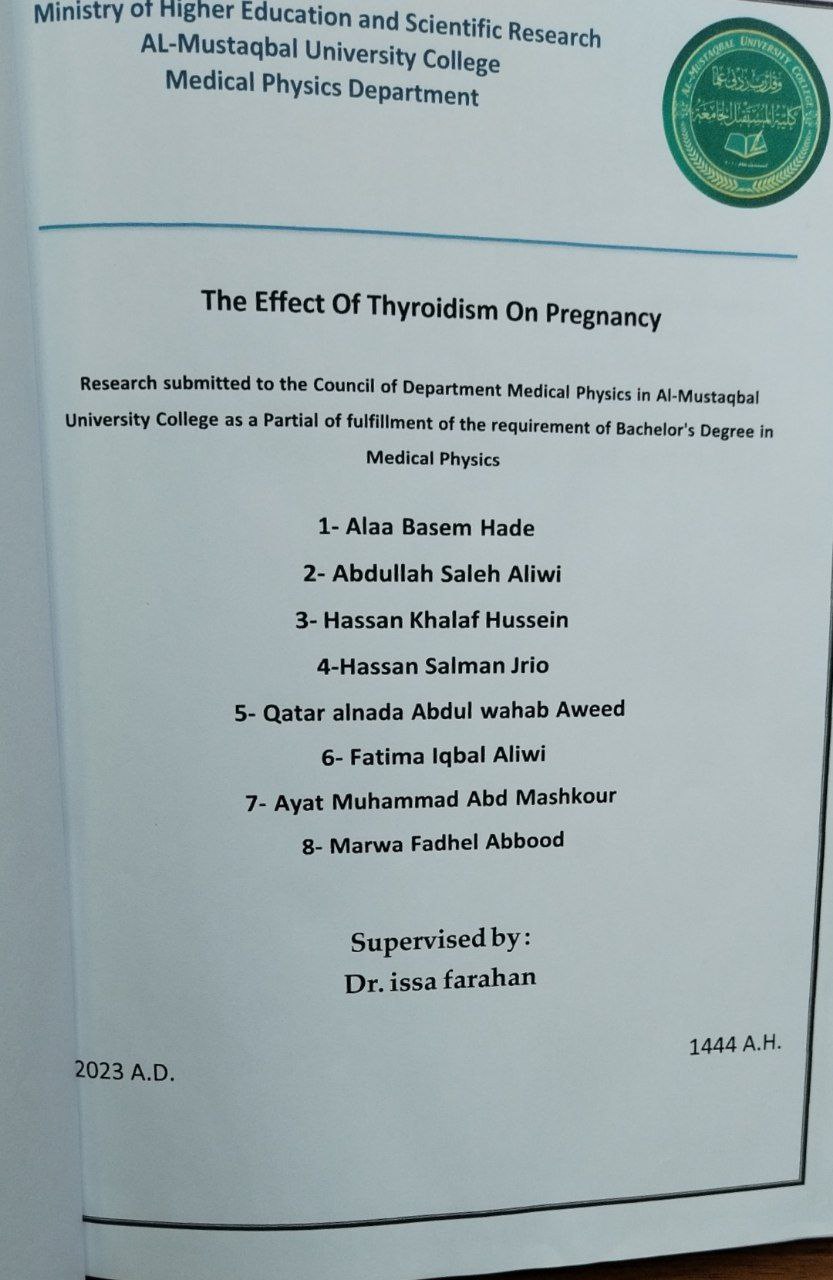 The Effect Of Thyroidism On Pregnancy