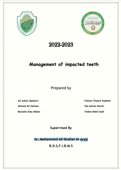 Management of impacted teeth