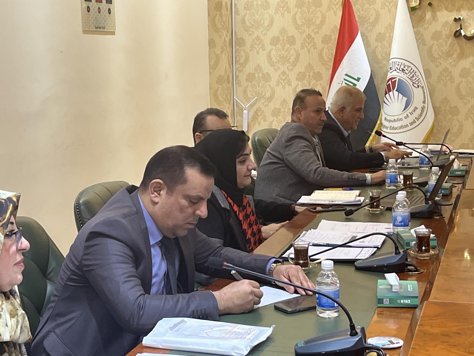 مشاركة السيد عميد كلية الهندسة والتقنيات الهندسية في الاجتماع  الخاص بأسبوع الاستدامة ..