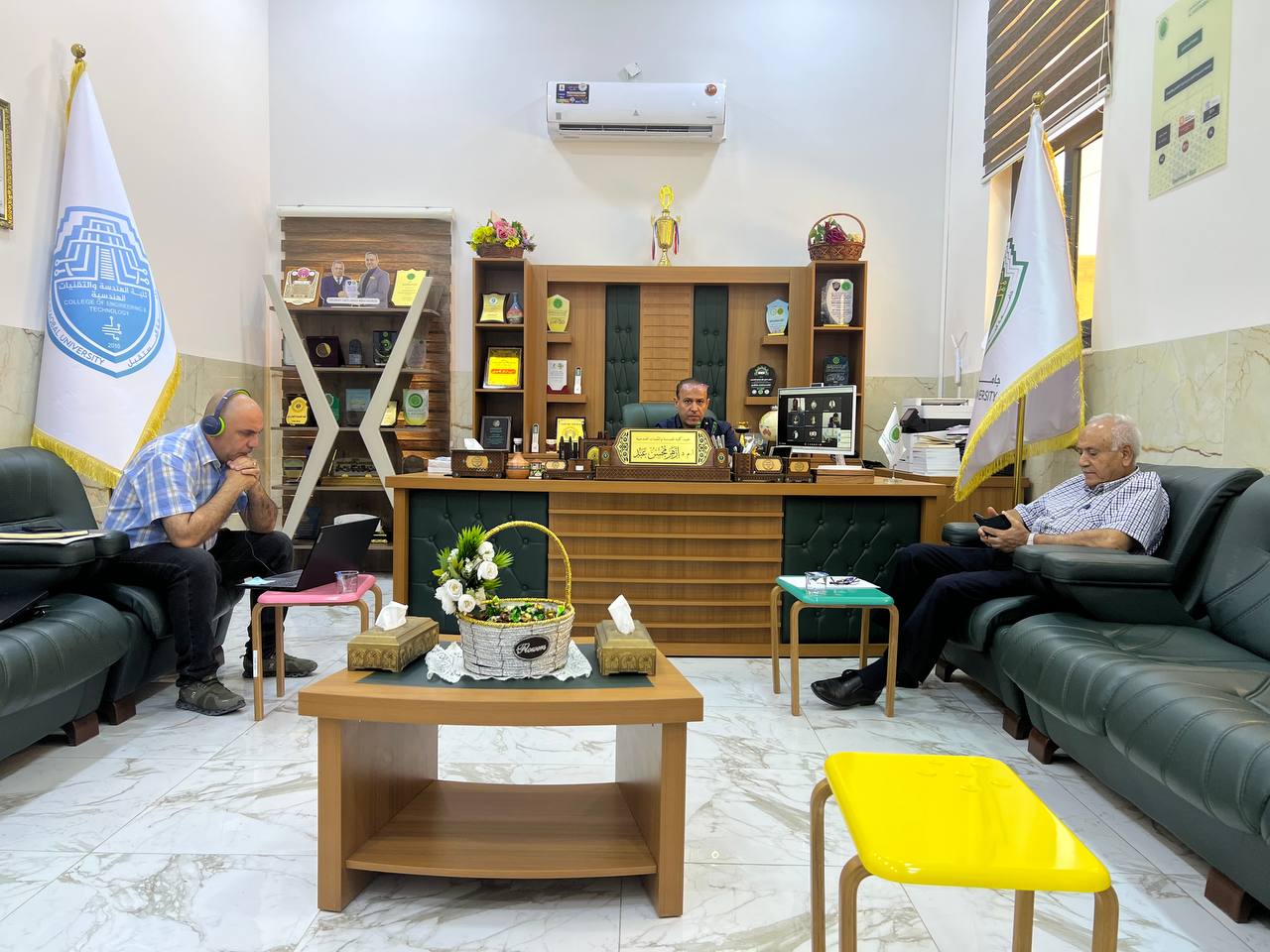  اتفاقية تعاون علمي بين كلية الهندسة والتقنيات الهندسية وجامعة العلوم والتكنولوجيا الإيرانية