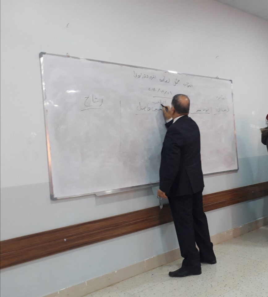 انتخاب ممثل الطلبة في المرحلة الاولى