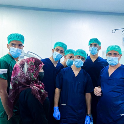 واصل طلبة كلية المستقبل الجامعة قسم التخدير تدريبهم الصيفي في المستشفيات الحكومية و الاهلية في صالات العمليات و العناية المركزة 