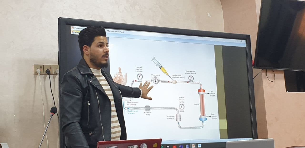 برعاية عميد كلية المستقبل الجامعة اقام قسم هندسة تقنيات الأجهزة الطبية حلقة نقاشية 