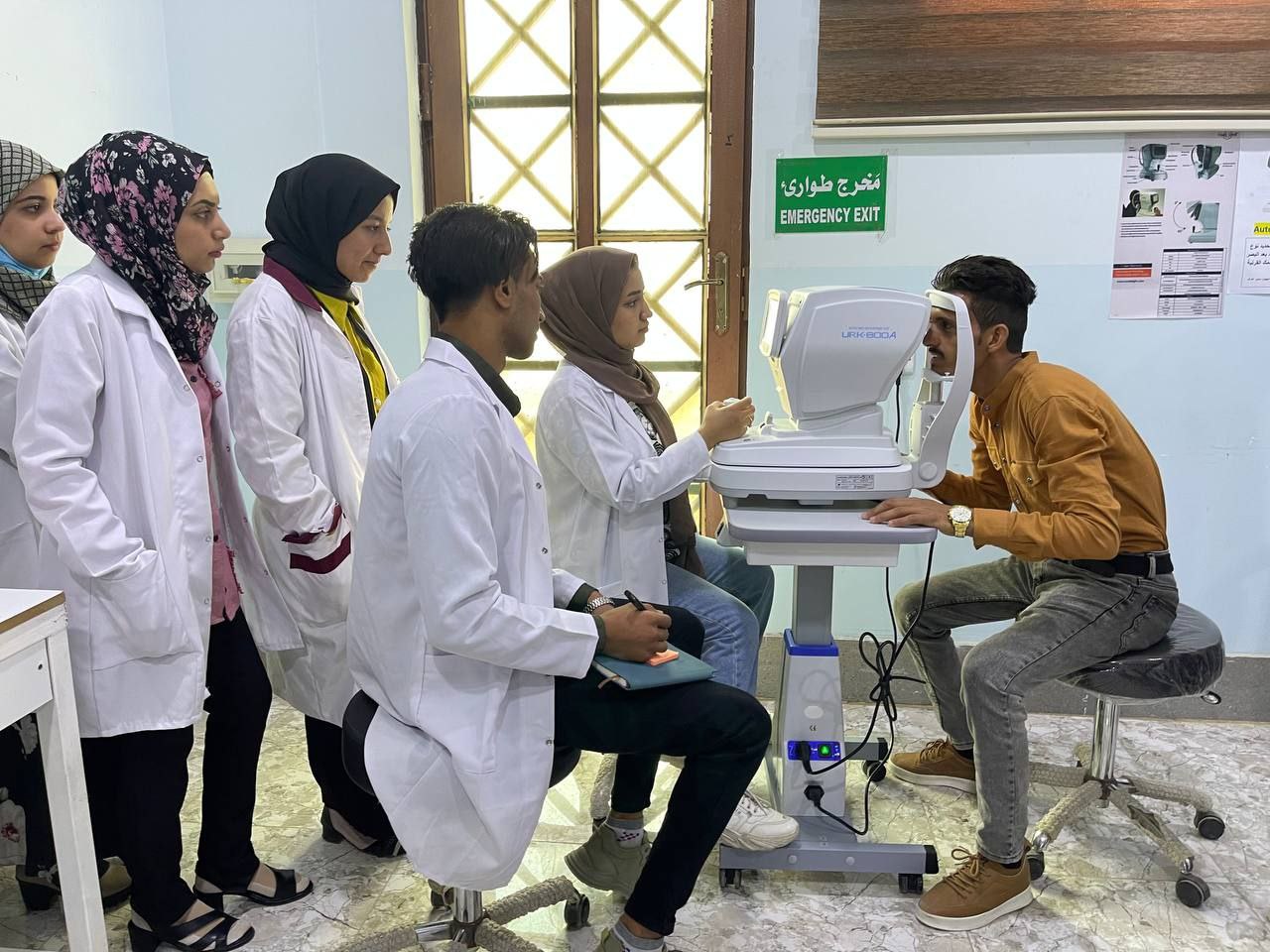 ورشة تدريبية بعنوان (تحديد درجه الأخطاء وقياس الحده البصريه) 