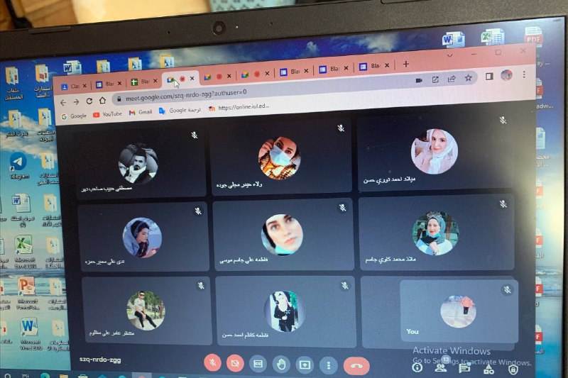 اقامت التدريسية في قسم اللغة الإنجليزية  م.م . ظفر باسم علي حلقة نقاشية بعنوان  اهمية التعليم في التنمية المستدامة 