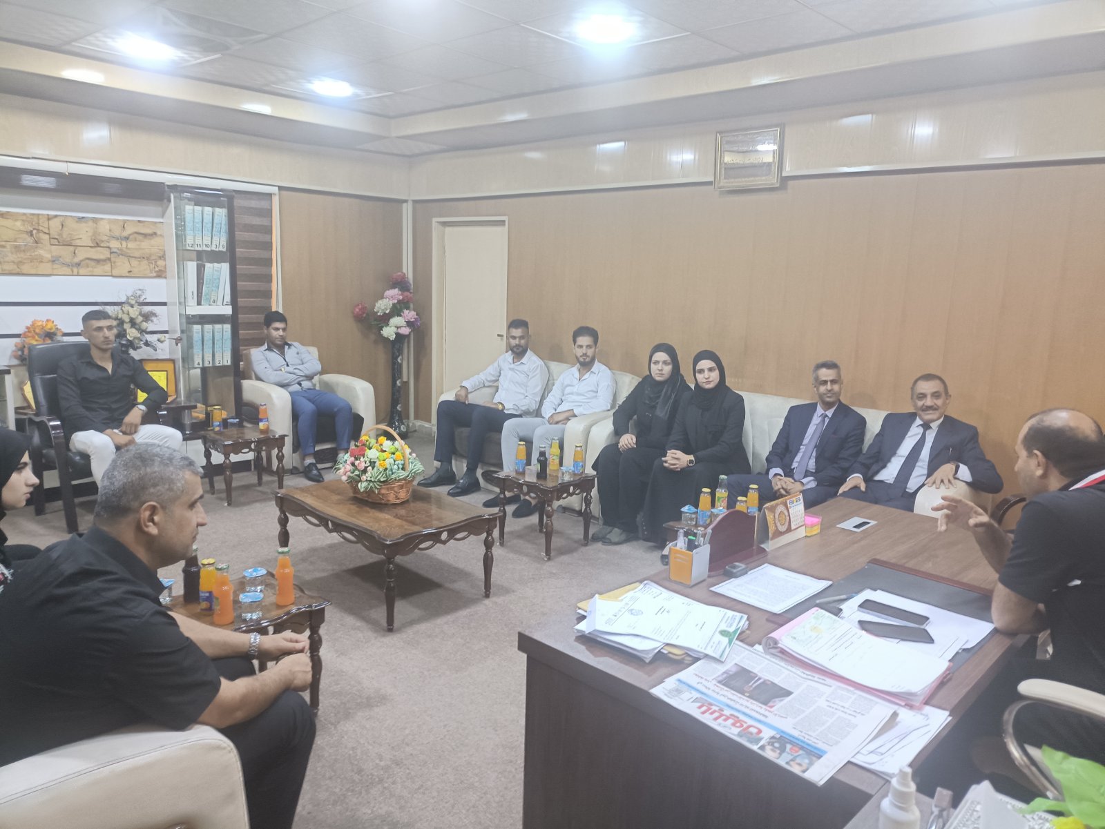 زيارة علمية الى مديرية مجاري بابل 