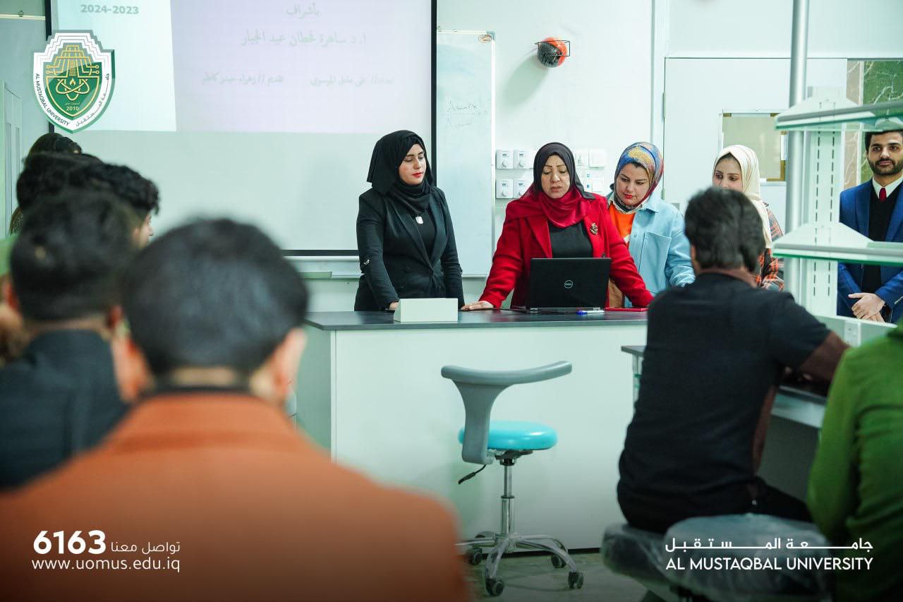 شعبة تمكين المرأة ورشة  بالتعاون مع كلية طب الأسنان تقيم ورشة بعنوان ( المرأة و الأبتزاز الألكتروني ) 