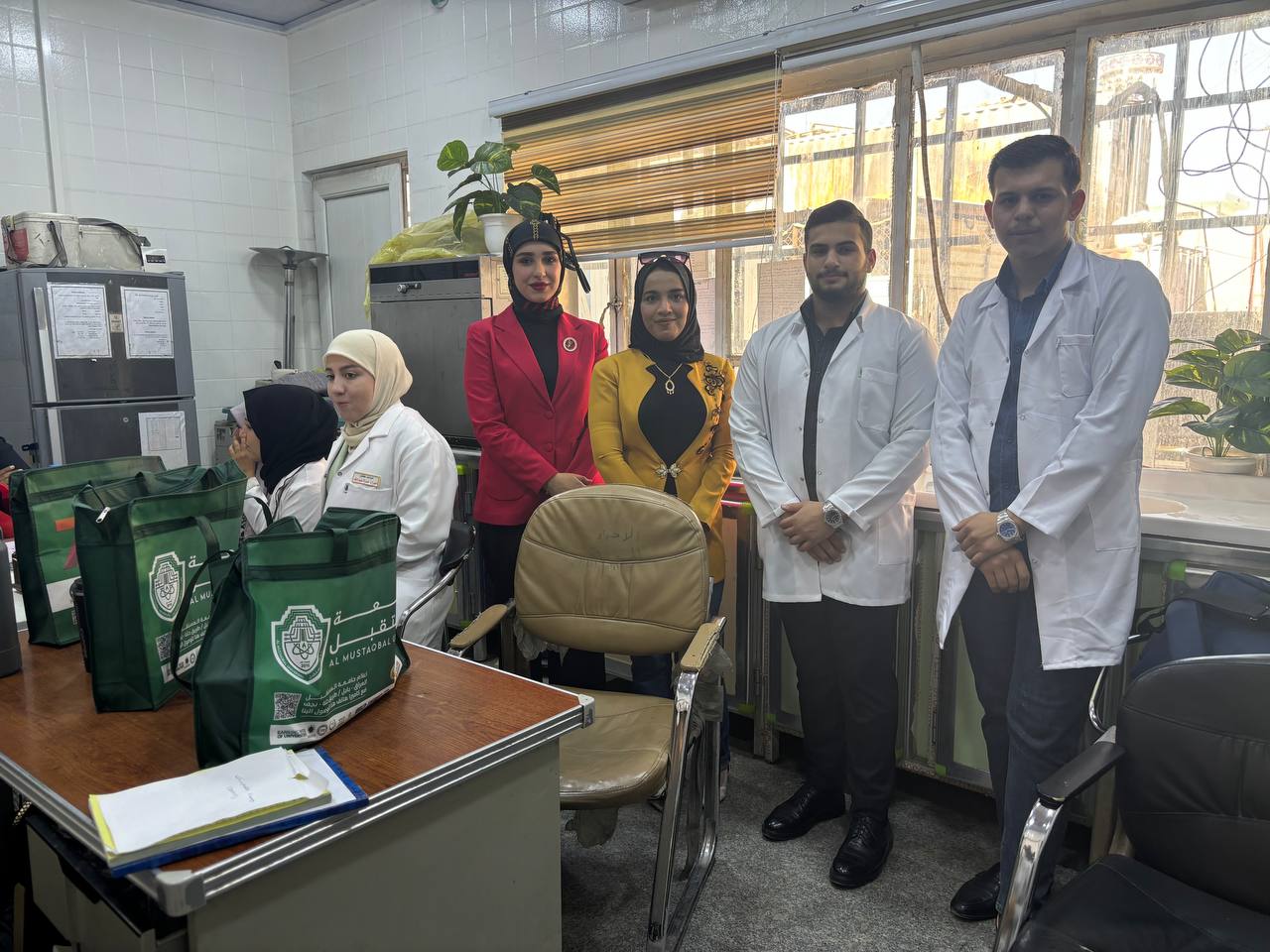  تحقيقاً لشعار جامعة مستدامة حملة دعم ومساعدة مستشفى النور 