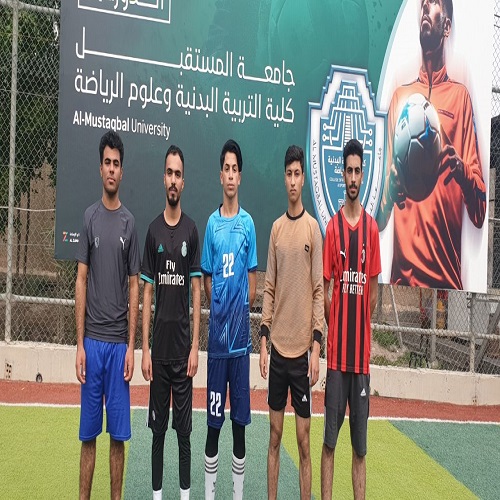 اقام قسم تقنيات التخدير  في كلية التقنيات الصحية و الطبية لعبة كرة قدم بين طلاب المرحلى الاولى 