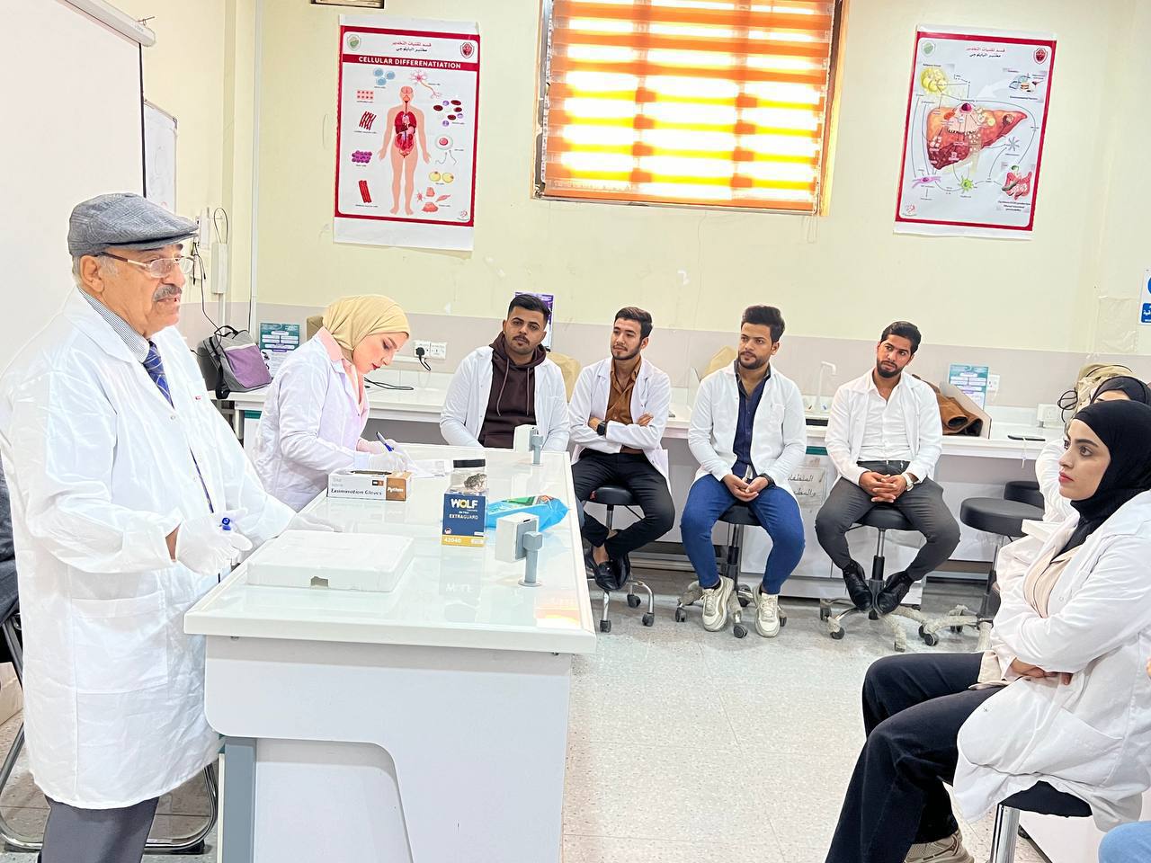 ورشة عمل لسفراء الاستدامة حول تشريح الضفدع 