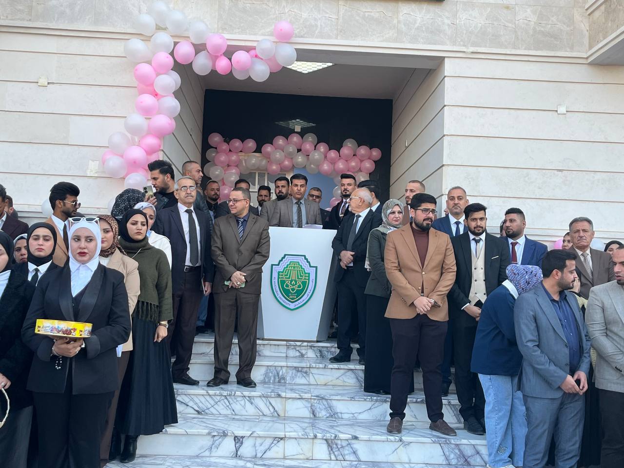 السيد رئيس قسم الكيمياء الحياتية أ.د ناصر عبد الحسن ناصر  يرحب بالطلبة الجدد