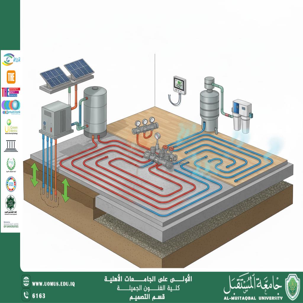 An Article "Designing a Hydronic Radiant Floor Heating and Cooling System and Sustainability " By Dr. Israar Abbas Samandar