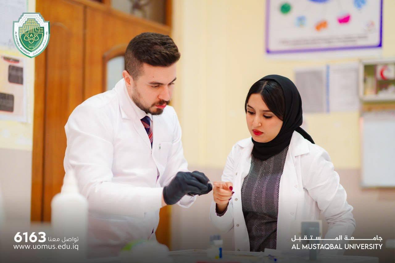 قسم تقنيات التخدير في كلية التقنيات الصحية والطبية ينظم ورشة عمل حول تحديد فصيلة الدم