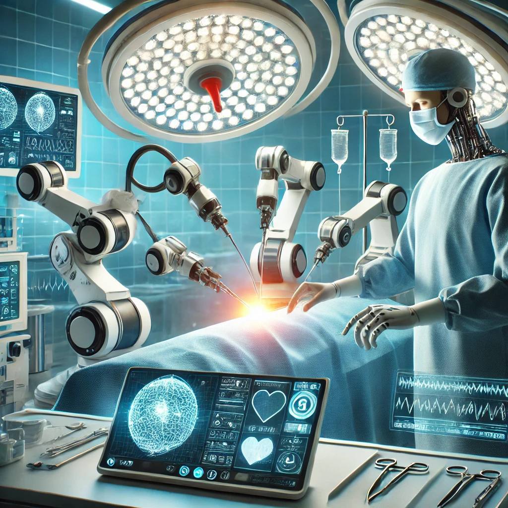A scientific article by the teaching assistant (Zahraa Bassem) entitled "Robots in Medicine: Precise Surgeries with a Robotic Hand"