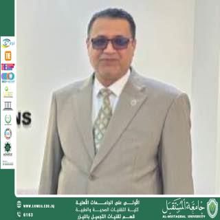 مشاركة مقرر القسم الدكتور محمد عبد الله جاسم في الندوه الالكترونيه 