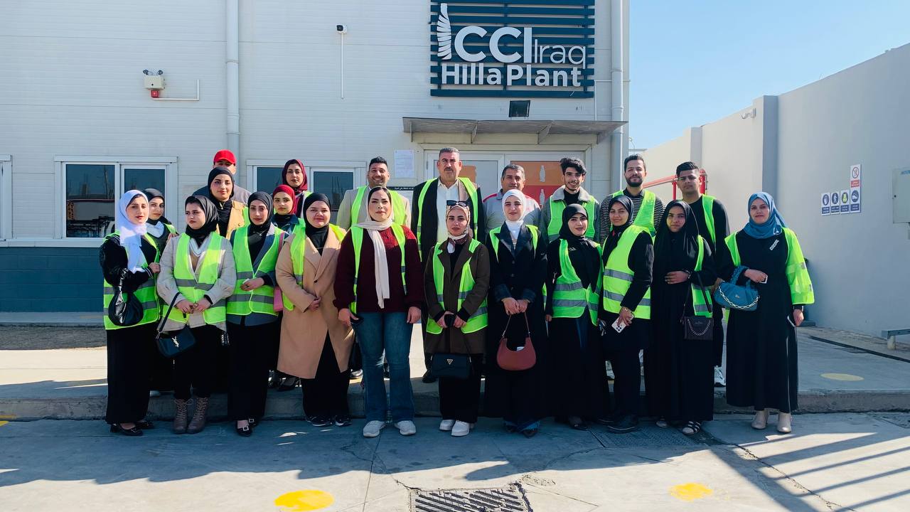 Sustainability Ambassadors from the Biochemistry Department Organize a Scientific Trip to Al-Waha Company in Babylon