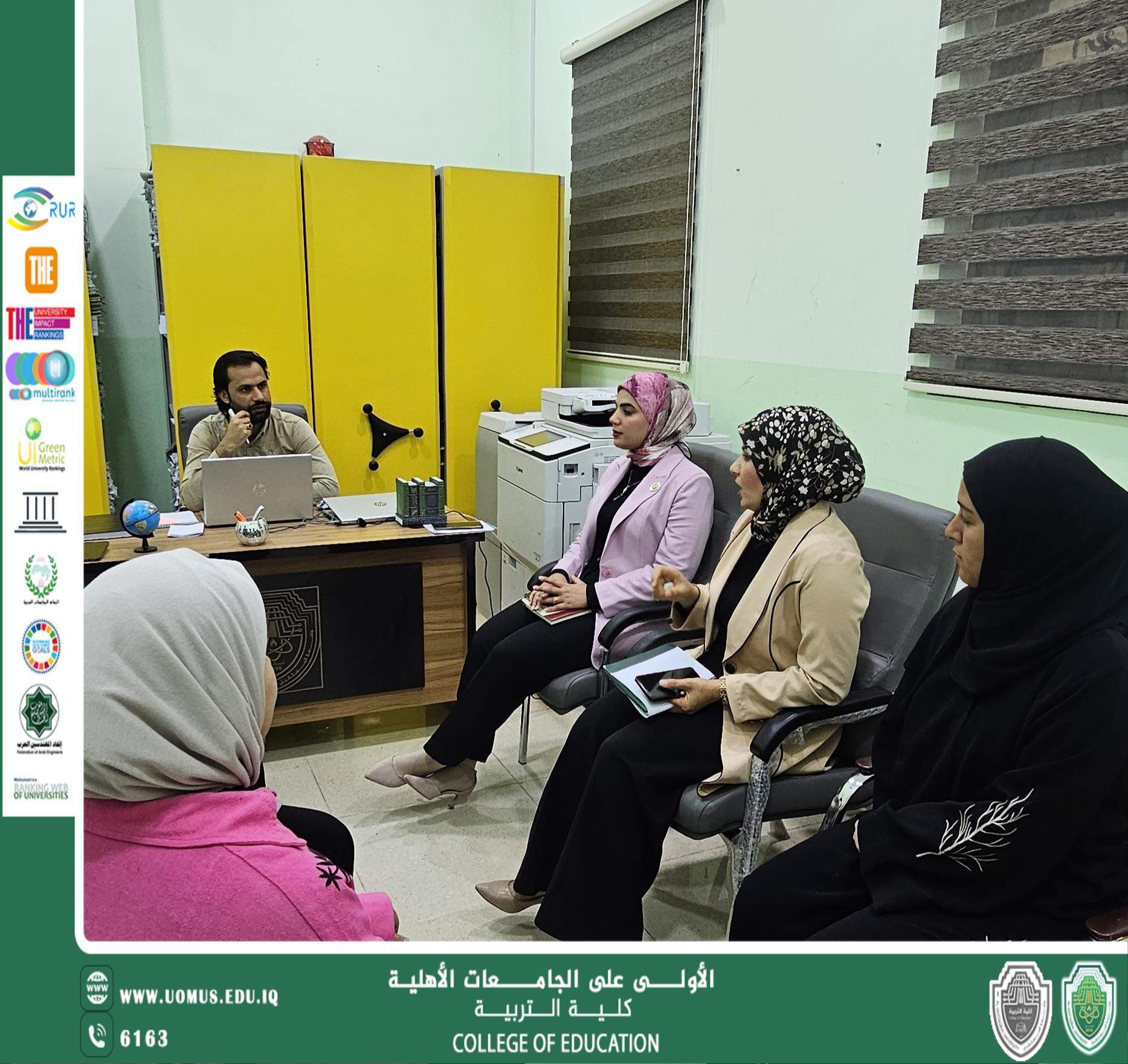 The periodic meeting of the Sustainability Ambassadors at the College of Education