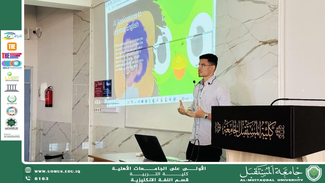 "Student-Led Workshop on "The Ethics of Using Artificial Intelligence" at the College of Education – Department of English"