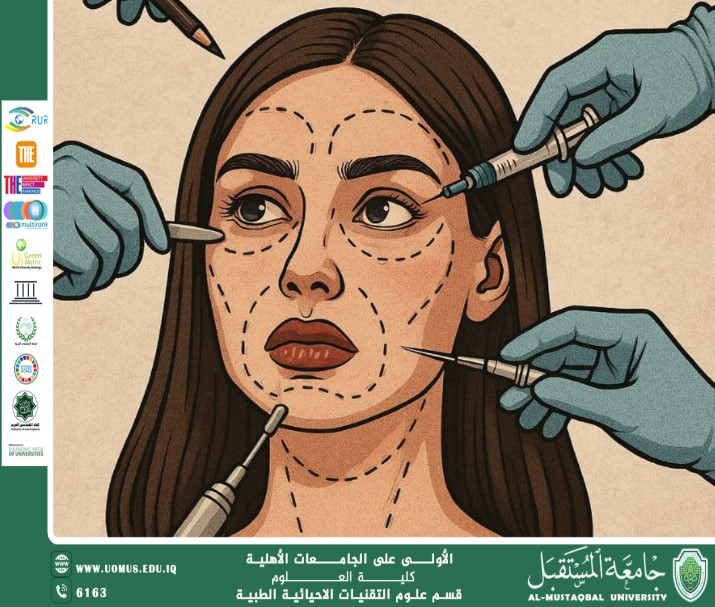 مقالة علمية للمعيدة ( مدلولة مؤيد فائق) بعنوان"الهوس بالتجميل وعمليات التعديل الجسدي""