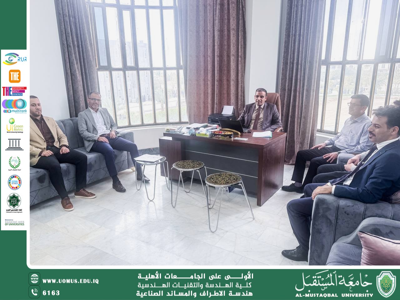 زيارة تنسيقية لقسم هندسة الأطراف و المساند الصناعية في كلية الهندسة – جامعة كربلاء