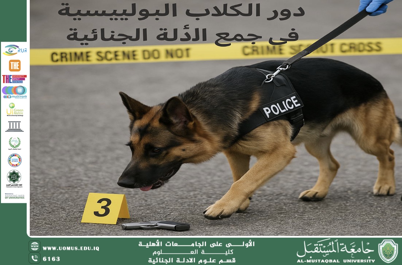 دور الكلاب البوليسية في جمع الأدلة الجنائية (م.م هويدا نزال حسين)