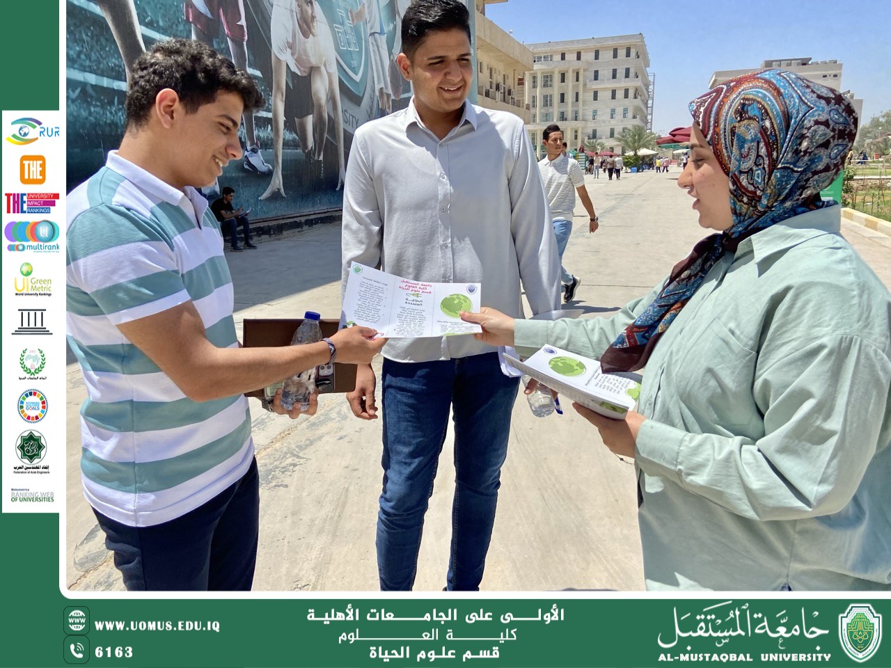 Towards a More Sustainable Tomorrow: Distributing awareness brochures about the future of renewable energy
