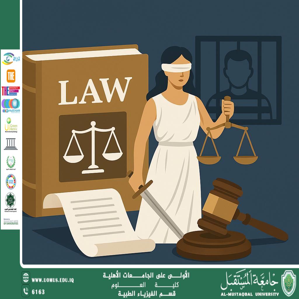 A scientific article by the lecturer ( Assistant Lecturer Fatima Makki Shaalan) entitled “Criminal Law (Penal Code): Concept, Objectives, and Basic Provisions”