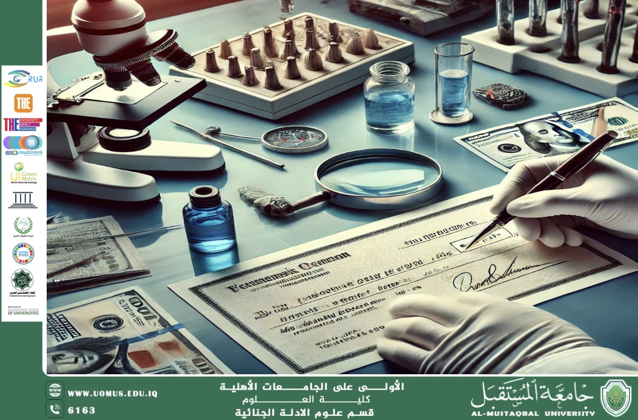 تزوير الوثائق: الكشف عن الأحبار والورق بوسائل غير تقليدية(م.م. ريام ثائر احمد)