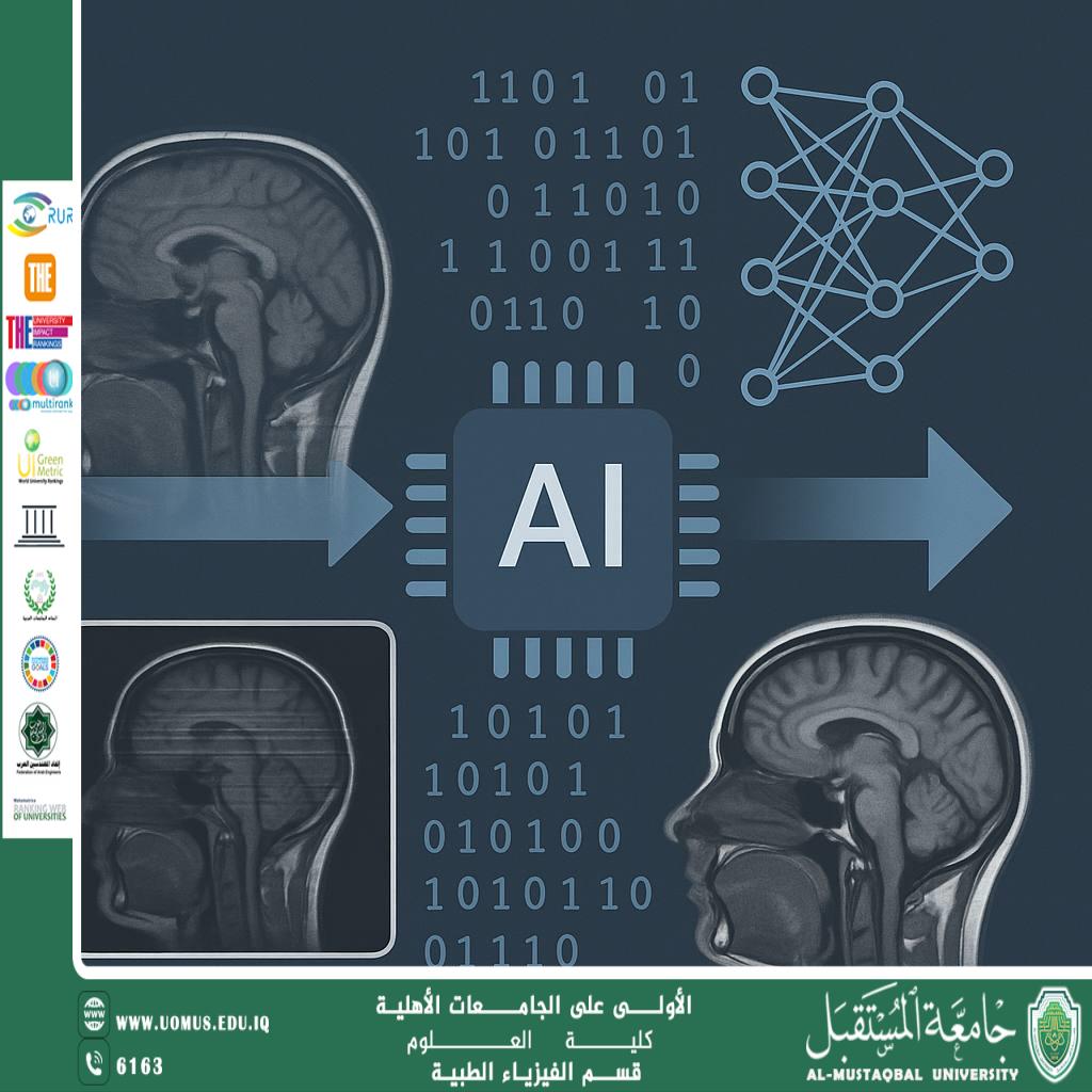 A scientific article by the teaching assistant (Haneen Hani) entitled “Artificial Intelligence Algorithms in Magnetic Resonance Image Reconstruction (MRI)”