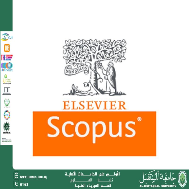 A scientific article by the Head of the Department of Medical Physics (Prof. Dr. Anis Ali) entitled “Q Classification of Scientific Journals”