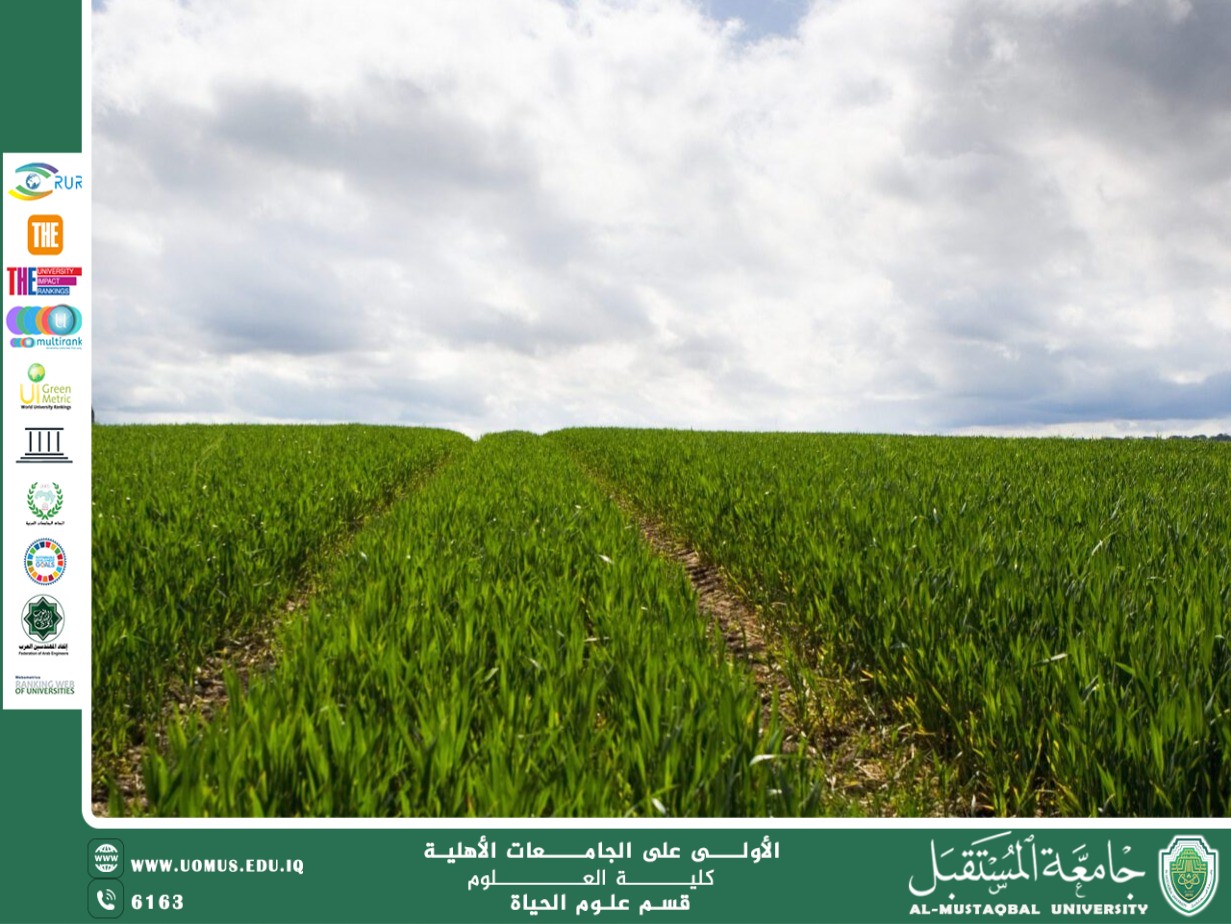 مقالة علمية للانسة نور الهدى عزمي حسن بعنوان "علوم الحياة تدعم الابتكار في تطوير منتجات زراعية وصناعية مستدامة"
