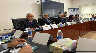 الاستاذ الدكتور المتمرس فلاح حسن الخفاجي مدير وحدة البحوث والدراسات في كلية المستقبل الجامعة يترأس اجتماعات الورشة التحضيرية