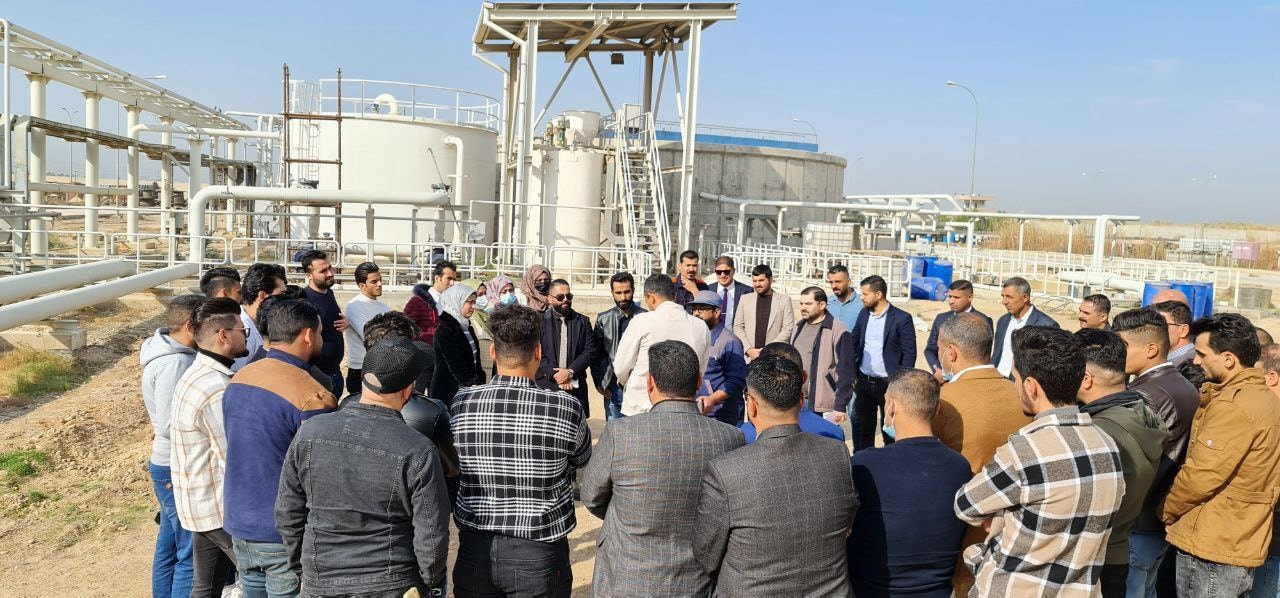 قسم هندسة تقنيات التكييف والتبريد ينظم سفرة علمية الى محطة الخيرات الغازية في كربلاء المقدسة