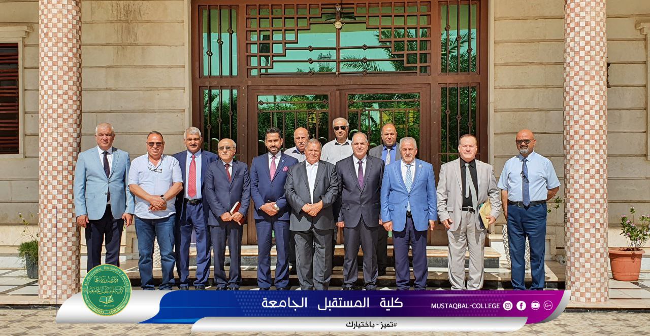 توقيع اتفاقية تعاون علمي بين كلية المستقبل الجامعة وجامعة عمان الاهلية   وفد برئاسة السيد رئيس جامعة عمان الأهلية يخص عمادة كلية  المستقبل الجامعة بزيارة علمية خاصة