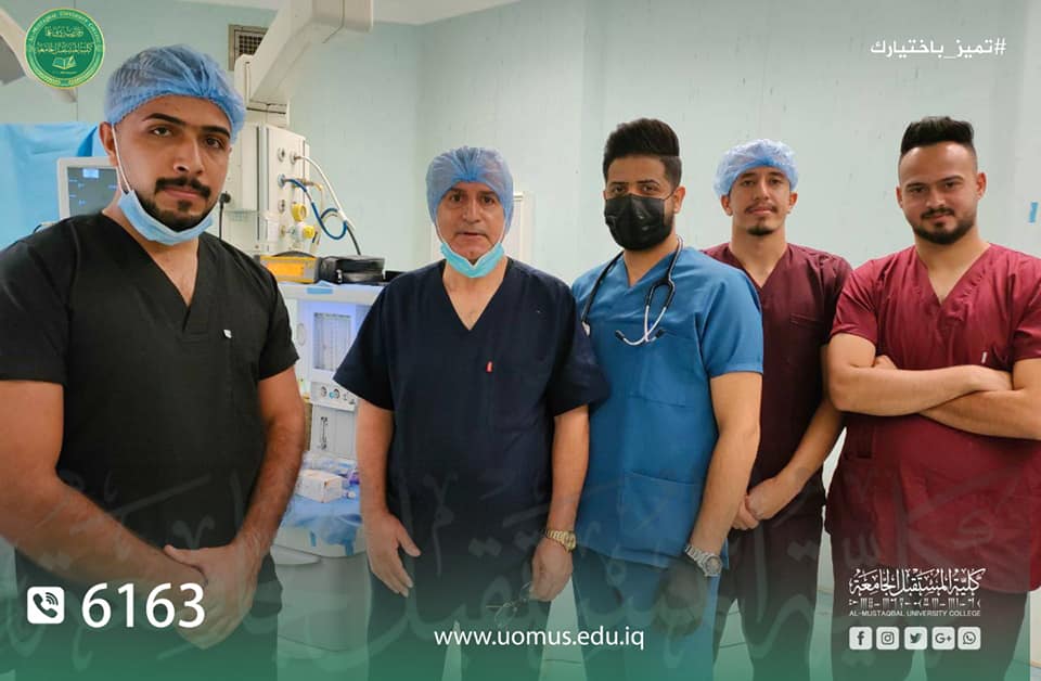 استمرار التدريب الصيفي لطلبة قسم تقنيات التخدير..
