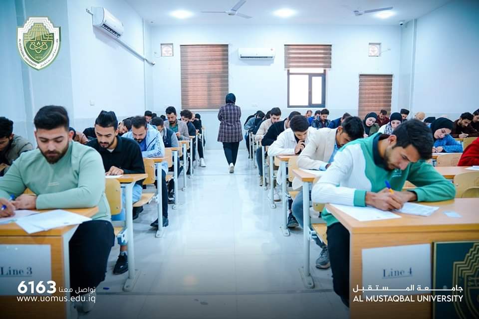 جانب من الامتحانات النهائيه للكورس الاول للعام الدراسي 2023-2024