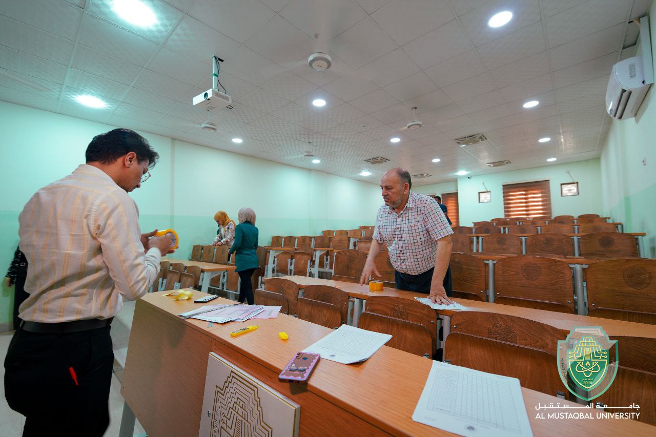 استمرار اعمال اللجان الامتحانية للاستعداد للامتحانات النهائية 