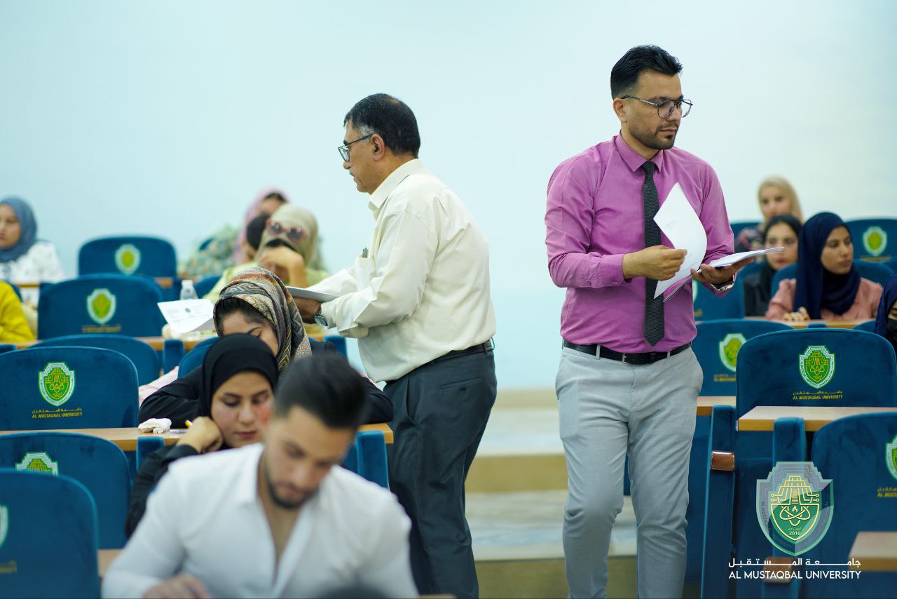 جانب من امتحانات الفصل الدراسي الثاني لطلبه جامعة المستقبل