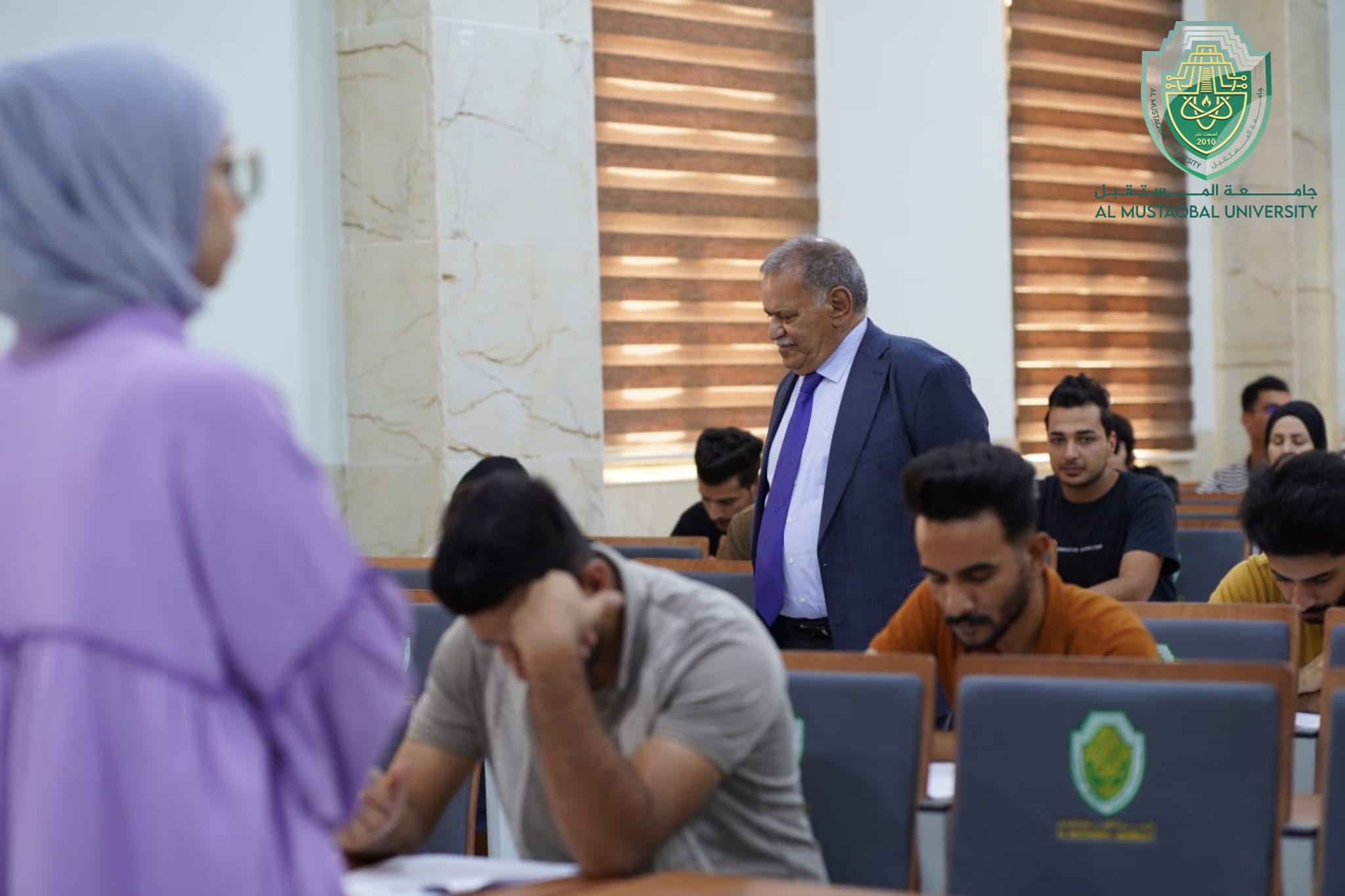 استمرار الامتحانات النهائيه للدور الاول للعام الدراسي 2022-2023 في جامعة المستقبل