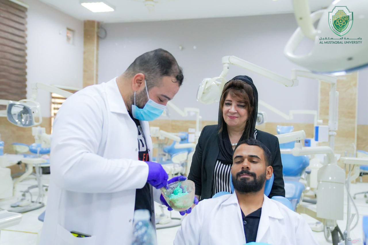 استمرار الامتحانات العملية النهائية الدور الثاني لطلبة كلية طب الاسنان المرحلة الخامسة في جامعة المستقبل